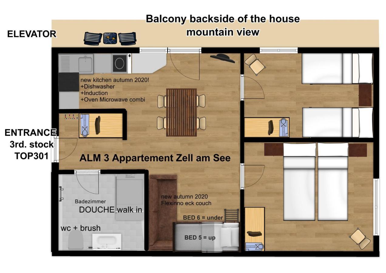 Alm Appartements Zellamsee Zell am See Kültér fotó